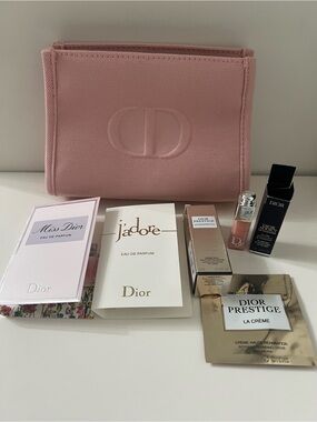 Dior New makeup bag with mini samples
